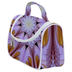 Abstract Flower Artwork Art Satchel Handbag