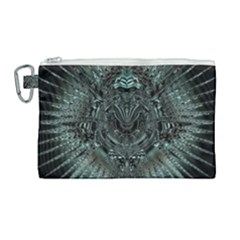 Abstract Art Fractal Artwork Canvas Cosmetic Bag (large) by Pakrebo