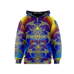 Abstract Art Design Digital Art Kids  Pullover Hoodie by Pakrebo