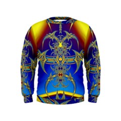 Abstract Art Design Digital Art Kids  Sweatshirt by Pakrebo