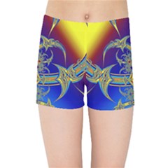 Abstract Art Design Digital Art Kids  Sports Shorts by Pakrebo