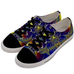 Abstract Art Design Digital Art Men s Low Top Canvas Sneakers by Pakrebo