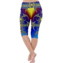 Abstract Art Design Digital Art Lightweight Velour Cropped Yoga Leggings View4