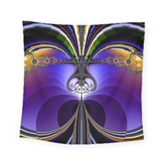 Abstract Art Artwork Fractal Design Pattern Square Tapestry (small) by Pakrebo