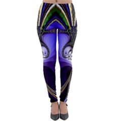 Abstract Art Artwork Fractal Design Pattern Lightweight Velour Leggings by Pakrebo