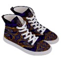 Abstract Art Artwork Fractal Men s Hi-Top Skate Sneakers View3