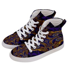 Abstract Art Artwork Fractal Women s Hi-top Skate Sneakers by Pakrebo