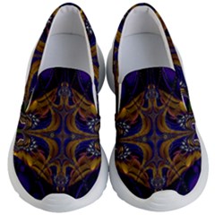 Abstract Art Artwork Fractal Kids  Lightweight Slip Ons by Pakrebo