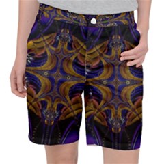 Abstract Art Artwork Fractal Pocket Shorts by Pakrebo