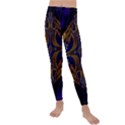 Abstract Art Artwork Fractal Kids  Lightweight Velour Leggings View1