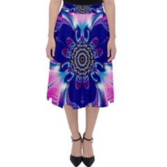 Artwork Art Fractal Flower Design Classic Midi Skirt by Pakrebo