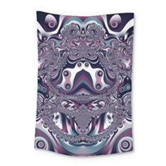 Fractal Art Artwork Design Small Tapestry by Pakrebo