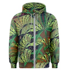 Design Background Concept Fractal Men s Zipper Hoodie by Pakrebo