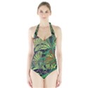 Design Background Concept Fractal Halter Swimsuit View1