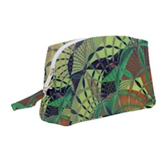 Design Background Concept Fractal Wristlet Pouch Bag (medium)