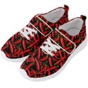 Red Chili Peppers Pattern  Men s Velcro Strap Shoes View2