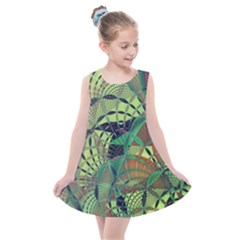 Design Background Concept Fractal Kids  Summer Dress by Pakrebo