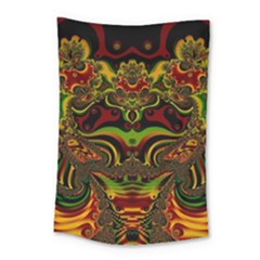 Fractal Art Artwork Design Art Pattern Small Tapestry by Pakrebo