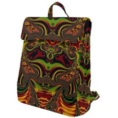 Fractal Art Artwork Design Art Pattern Flap Top Backpack