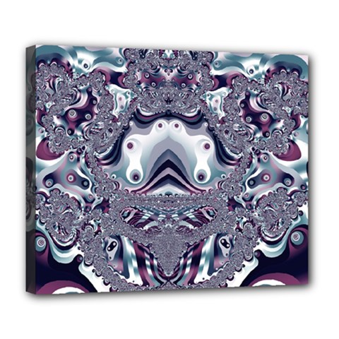 Fractal Art Artwork Design Deluxe Canvas 24  X 20  (stretched) by Pakrebo