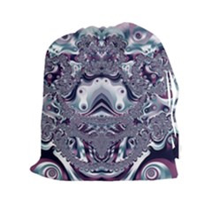 Fractal Art Artwork Design Drawstring Pouch (xxl) by Pakrebo