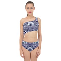 Fractal Art Artwork Design Spliced Up Two Piece Swimsuit by Pakrebo