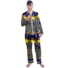 Abstract Art Artwork Digital Art Men s Satin Pajamas Long Pants Set