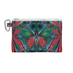 Abstract Art Fractal Artwork Canvas Cosmetic Bag (medium) by Pakrebo