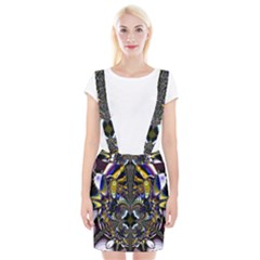 Abstract Art Artwork Fractal Design Braces Suspender Skirt