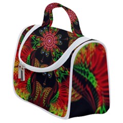 Artwork Art Fractal Flower Design Satchel Handbag