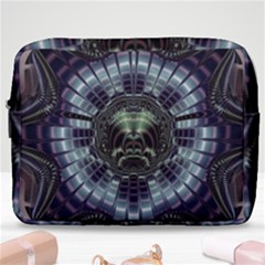 Fractal Abstract Art Artwork Make Up Pouch (large) by Pakrebo