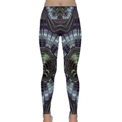 Fractal Abstract Art Artwork Lightweight Velour Classic Yoga Leggings by Pakrebo