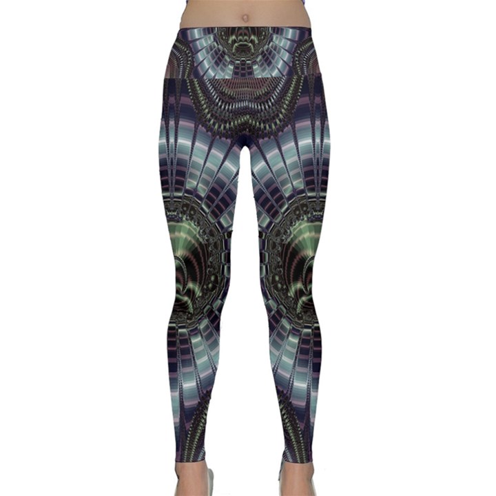 Fractal Abstract Art Artwork Lightweight Velour Classic Yoga Leggings