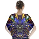 Abstract Art Artwork Fractal Design Batwing Chiffon Blouse View2