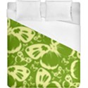 Butterflies Pattern Background Green Decoration Repeating Style Sketch Duvet Cover (California King Size) View1