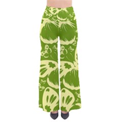 Butterflies Pattern Background Green Decoration Repeating Style Sketch So Vintage Palazzo Pants by fashionpod