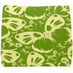 Butterflies Pattern Background Green Decoration Repeating Style Sketch Seat Cushion