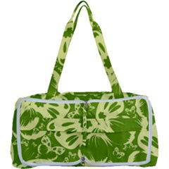 Butterflies Pattern Background Green Decoration Repeating Style Sketch Multi Function Bag by fashionpod