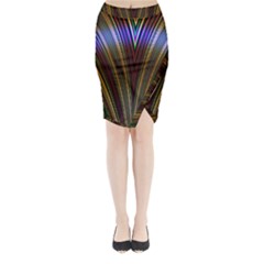 Design Silky Dynamic Elegance Midi Wrap Pencil Skirt by Pakrebo