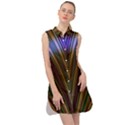 Design Silky Dynamic Elegance Sleeveless Shirt Dress View1