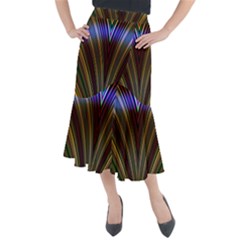 Design Silky Dynamic Elegance Midi Mermaid Skirt