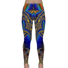 Abstract Art Design Digital Art Image Lightweight Velour Classic Yoga Leggings by Pakrebo