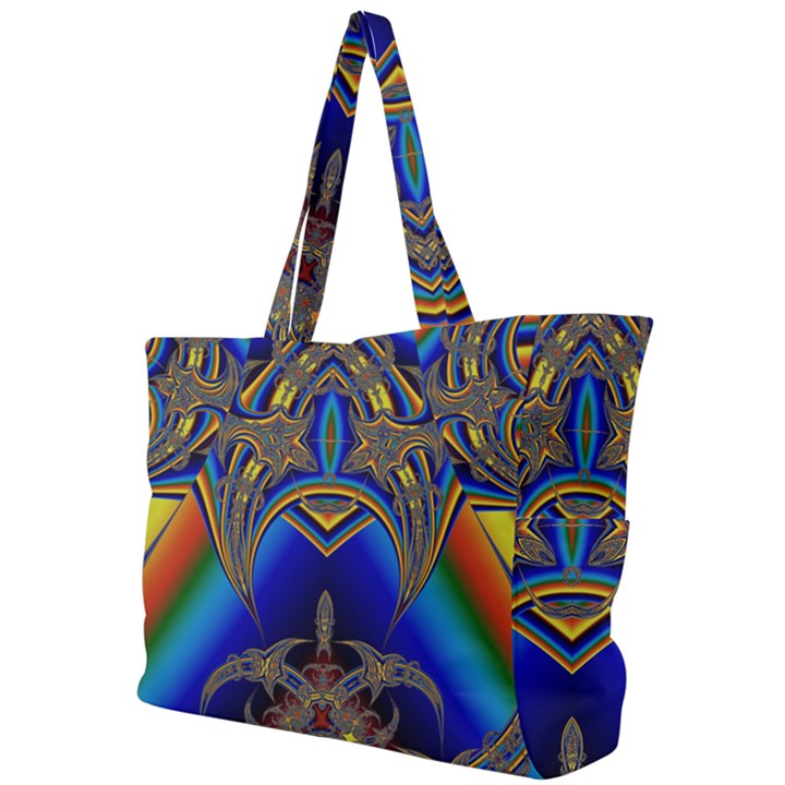 Abstract Art Design Digital Art Image Simple Shoulder Bag