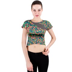 Zappwaits Art Crew Neck Crop Top by zappwaits