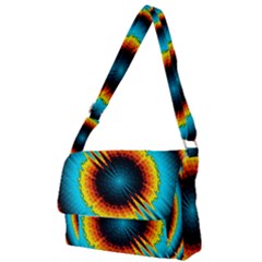 Art Artwork Fractal Digital Art Geometric Full Print Messenger Bag by Pakrebo