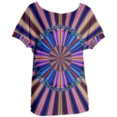 Artwork Fractal Geometrical Design Women s Oversized Tee by Pakrebo