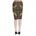 Abstract Art Artwork Fractal Pattern Midi Wrap Pencil Skirt View2