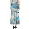 Watercolor Splatter Full Length Maxi Skirt View2