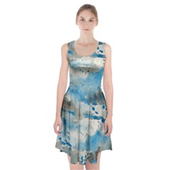 Watercolor Splatter Racerback Midi Dress by blkstudio