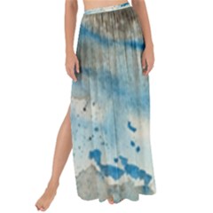 Watercolor Splatter Maxi Chiffon Tie-up Sarong